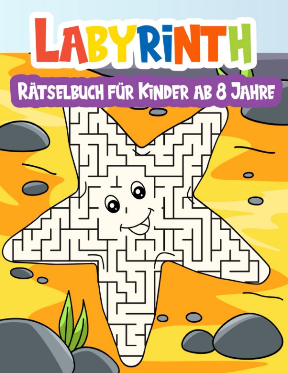 Labyrinten Boek - Puzzelboek Kinderen - Hersengymnastiek - 90 Gevarieerde Labyrinten - A4 Formaat