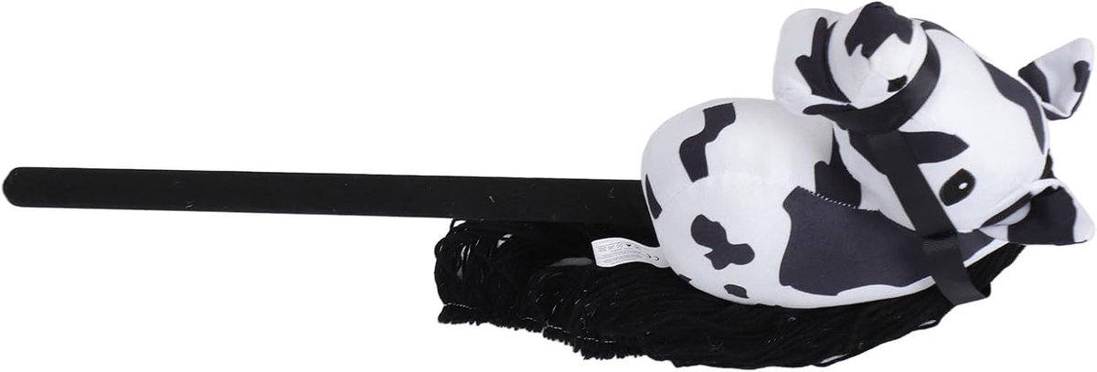 Pluche Paard - Hobby Horse - Buitenspelen - Met Geluid - 70cm - Wit