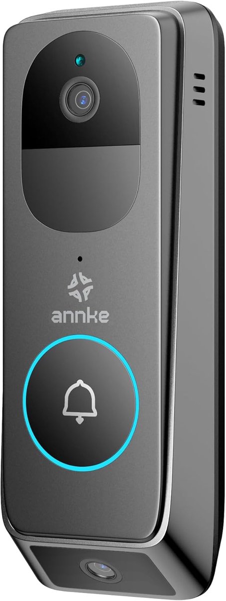 Videodeurbel met Chime - Slimme Deurbel Camera - Buitenbeveiliging Thuis - 3MP Ultra HD Resolutie