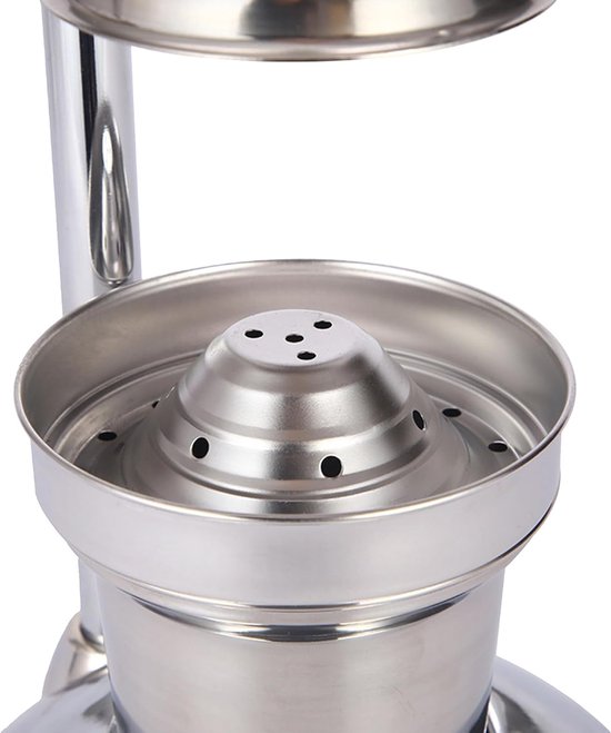 Handmatige Citruspers - Sap Pers - Vers Sap Maken - Robuust Roestvrij Staal - 36.5 cm Hoog - Zilver — afbeelding 5