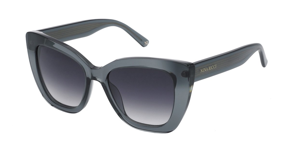 Nina Ricci SNR376 Grigio trasparente lucido 52/18/140 WOMAN Zonnebrillen