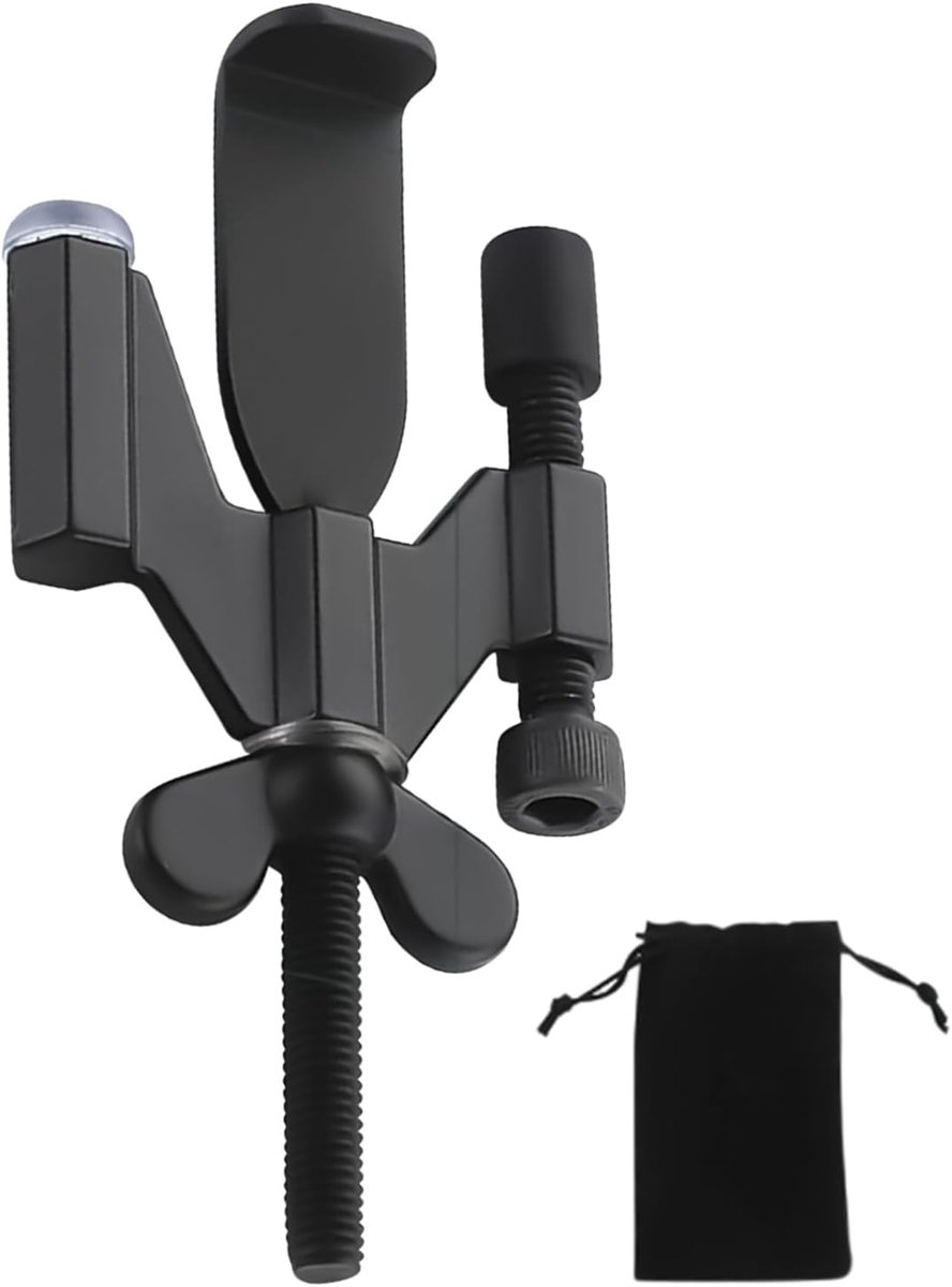 Draagbaar Deurslot - Reis Deurbeveiliger - Extra Privacy - Zinklegering Materiaal - 9.8x5x1.1 cm - Zwart