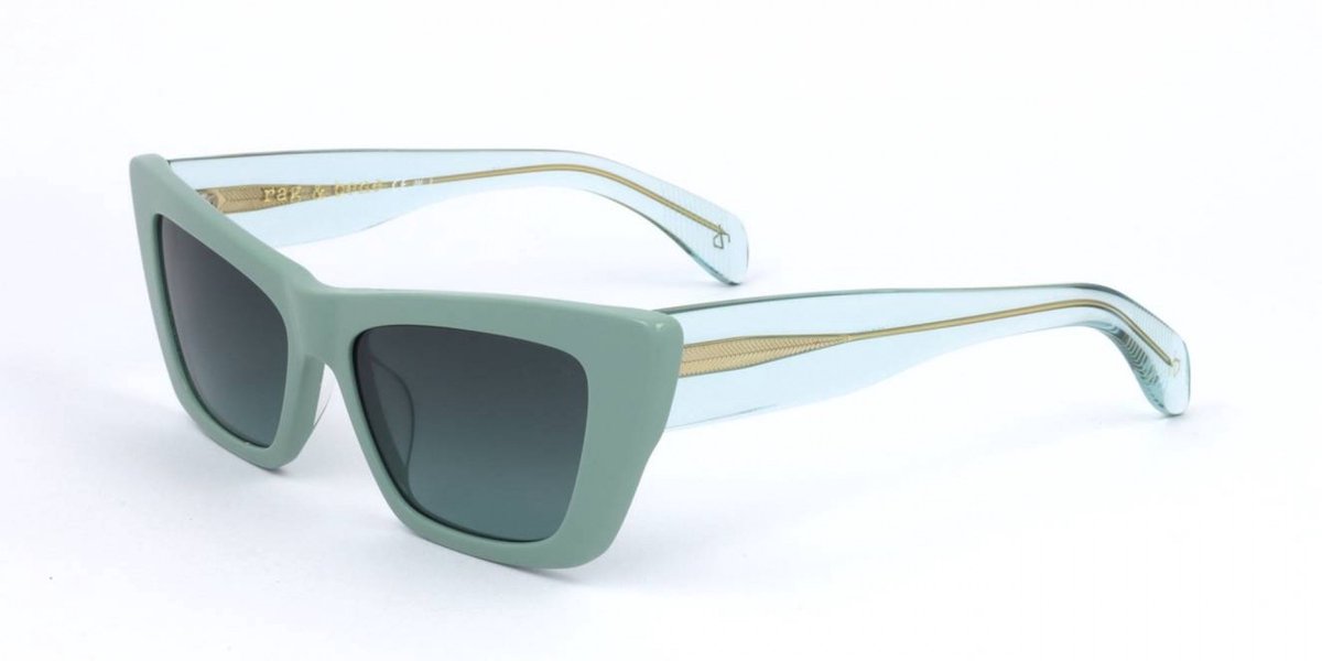 Rag & Bone RNB1068/S Green 53/16/140 WOMAN Zonnebrillen