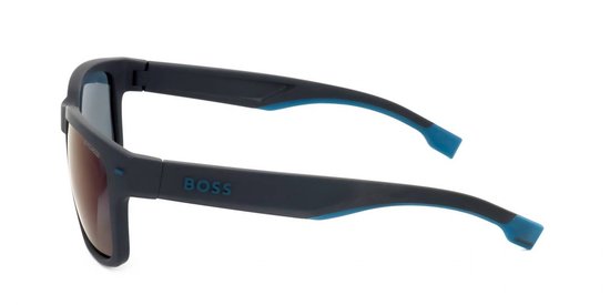 Hugo Boss BOSS 1497/S Matte grey blue 57/18/140 MAN Zonnebrillen — afbeelding 2