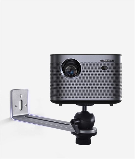 Projector Muurbeugel Universeel Verstelbaar Wit 1/4 Schroef Stevig Wandbeugel voor Thuisbioscoop & Kantoor