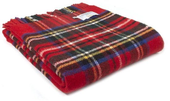 Plaid Tartan Royal Stewart - 150x183 - Nieuw Wol - Tweedmill UK