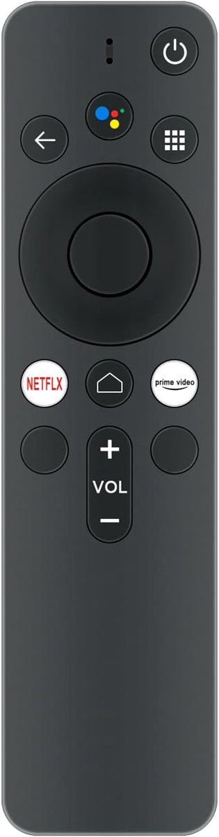 Afstandsbediening - Stem Bediening - TV Streamen - Ergonomisch Ontwerp - 10 Meter Bereik - Wit