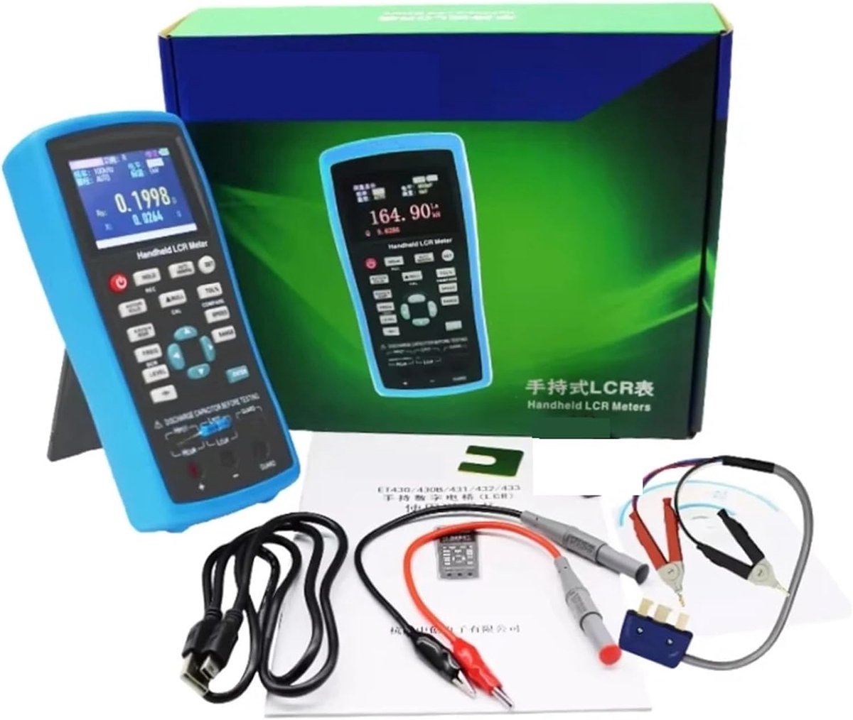 Digitale LCR meter - Component tester - Elektronica meten - Hoge precisie meting - Tot 100kHz