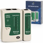 Testeur de câble UTP Twenty4seven® - Câble Ethernet - Testeur de câble Réseau LAN - Pour Cat5e, RJ45, RJ11 et RJ12