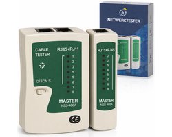 Twenty4seven® UTP Kabel Tester - Ethernet Kabel - LAN Netwerk Kabeltester - Voor Cat5e, RJ45, RJ11 & RJ12