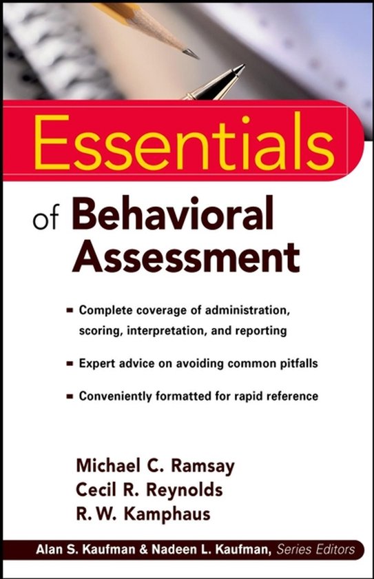 Essentials Of Behavioral Assessment - cover