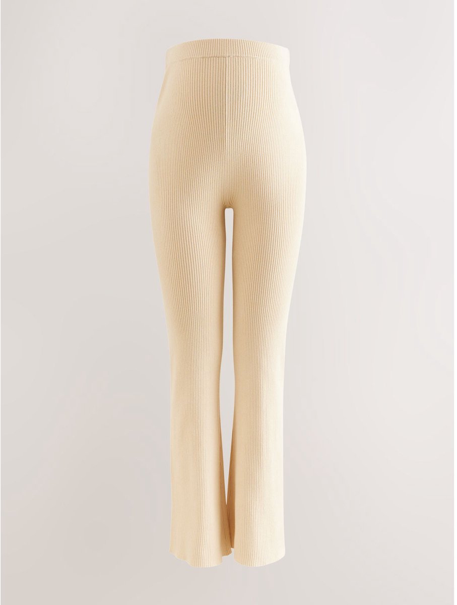 Next - Dames - Gebreide zwangerschapsbroek - Huidkleur