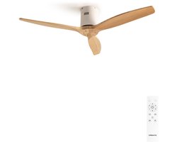 CREATE - Stille 40W plafondventilator met technische ABS bladen in verschillende maten - S - Geen licht - Afstandsbediening - WIND CALM