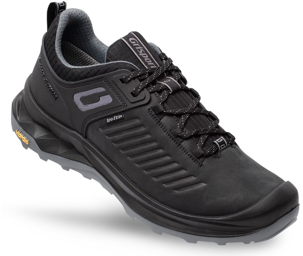 Grisport Journey low wandelschoenen uni 15423-01 Zwart
