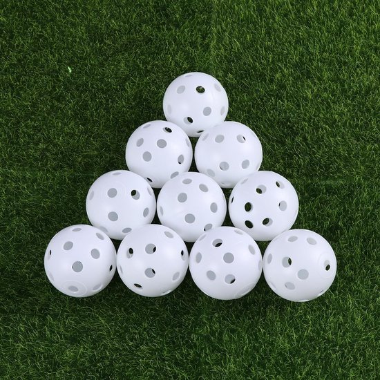 Golf Oefenballen - Golfballen Plastic - Golf Training - Beperkte Vlucht - 41mm - Wit van GOLF — afbeelding 5