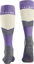 FALKE SK4 warm dun wol functioneel materiaal skisokken dames paars - maat 39-40