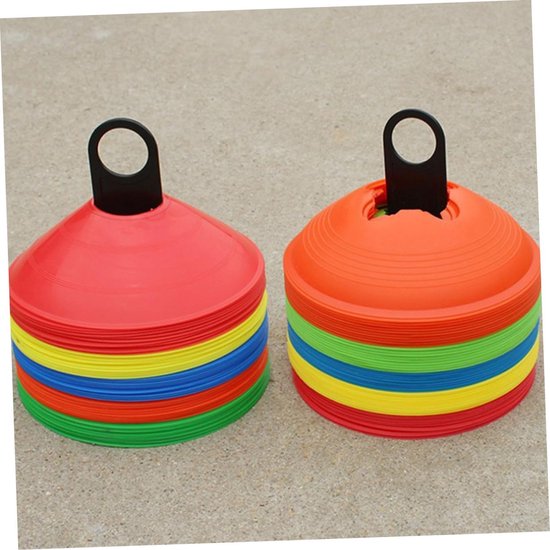 Kegel Houders - Markeer Schijven - Sport Training - Stabiel PP Materiaal - 21 x 9.3 cm - Zwart van Merkloos — afbeelding 3