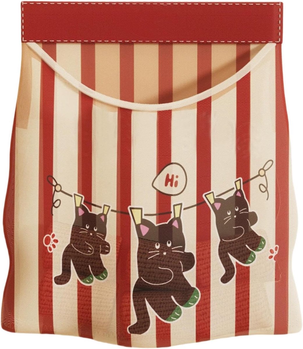 Wand Organizer - Opbergzak - Kast Ordenen - Grote Capaciteit - 35x40 cm - Rood