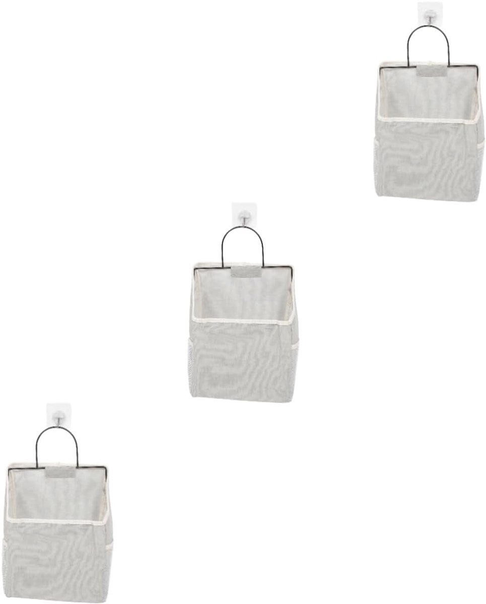 Opbergzakken Set - Wandorganizer Tas - Ruimte Besparen - Stijlvol Ontwerp - 38x22cm - Grijs