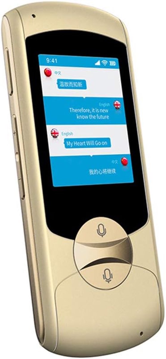 Vertaler Apparaat - Elektronische Vertaler - Reizen Leren - 41 Talen WiFi - 2.4 Inch Touchscreen