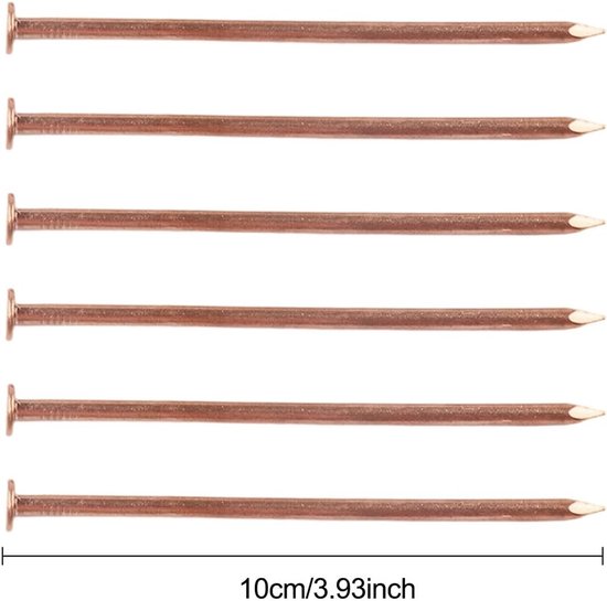 Koperen Nagels - Boomstronk Verwijderen - Tuinonderhoud - Duurzaam Massief Koper - 105 cm - Koper — afbeelding 3