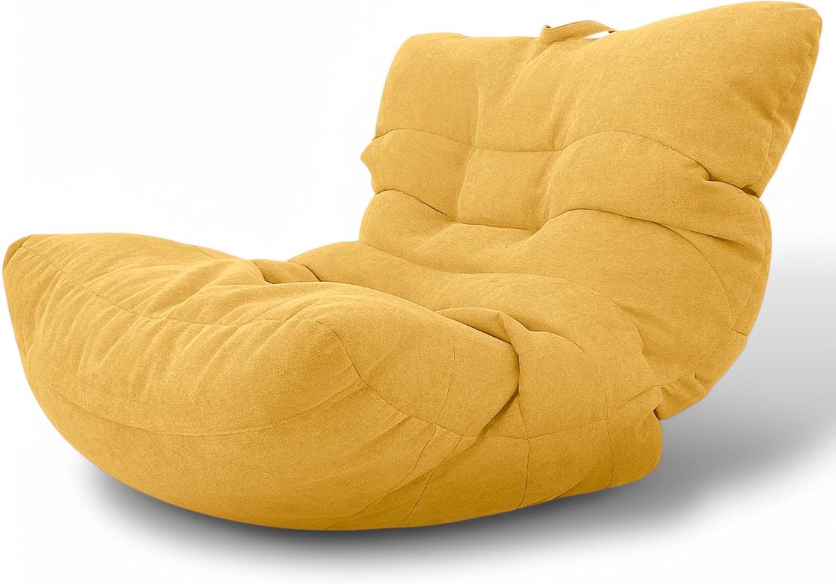 Luxe Zitzak XXL - Grote Pouf Vloerkussen - Ontspannen Lezen Gaming - Inclusief Vulling Lichtgewicht