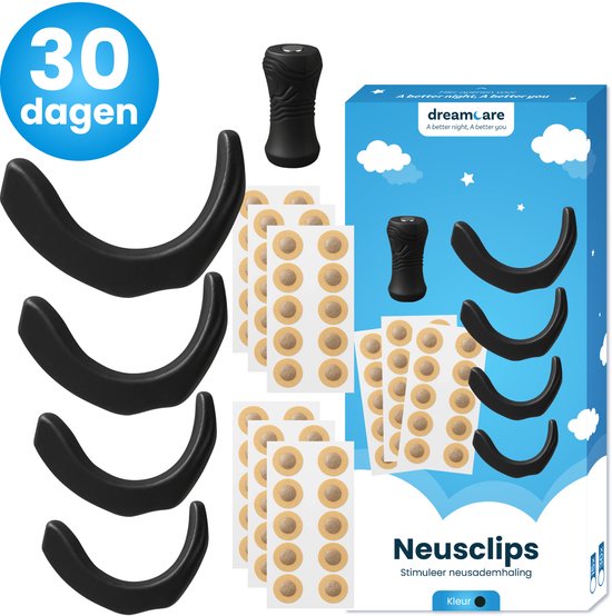 DreamCare Neusstrips Magnetisch - 30 Dagen - Neusspreider - Anti Snurk - Neuspleisters - S/M/L/XL - 4 Maten