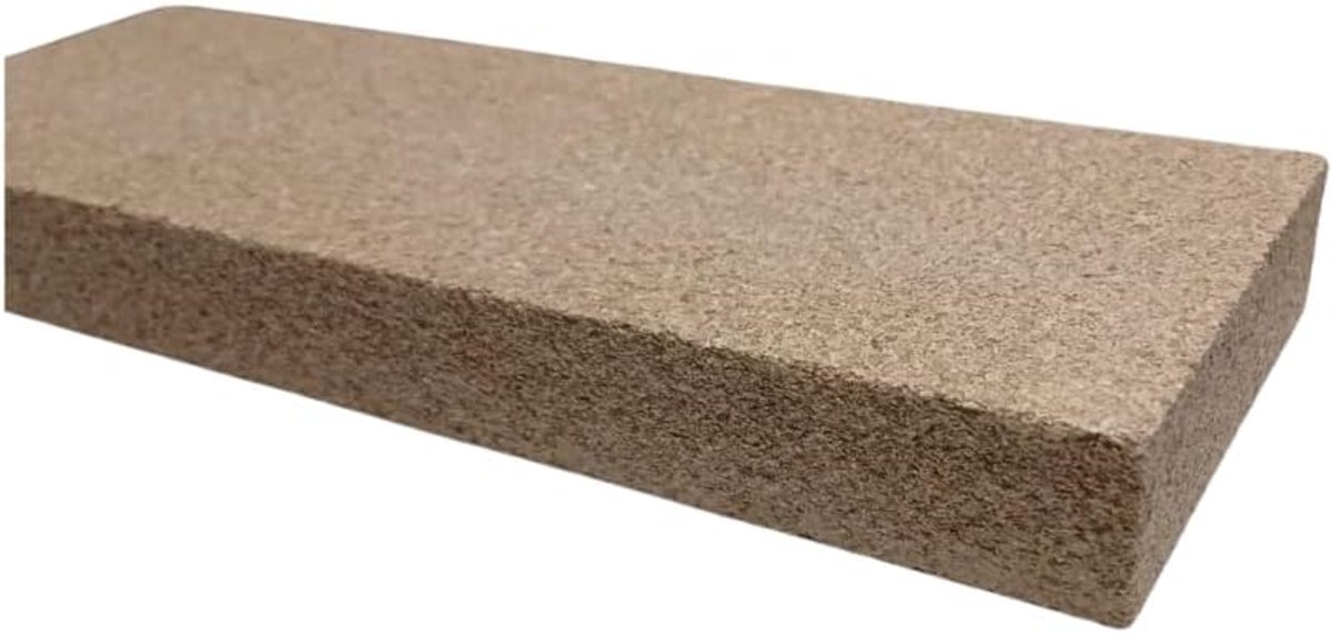 Vermiculiet Windgeleider - Pelletkachel Onderdeel - Efficiënte Verbranding - Originele Pasvorm - 24.5 x 8.7 cm - Grijs