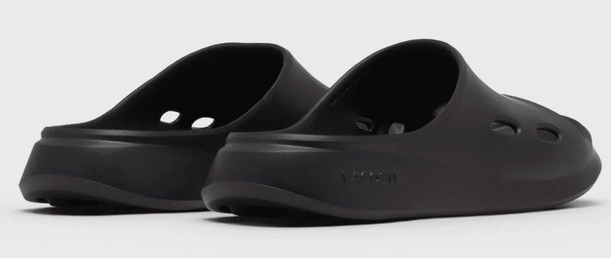 Lacoste Heren Badsleper Meduz Slide Grau Grijs