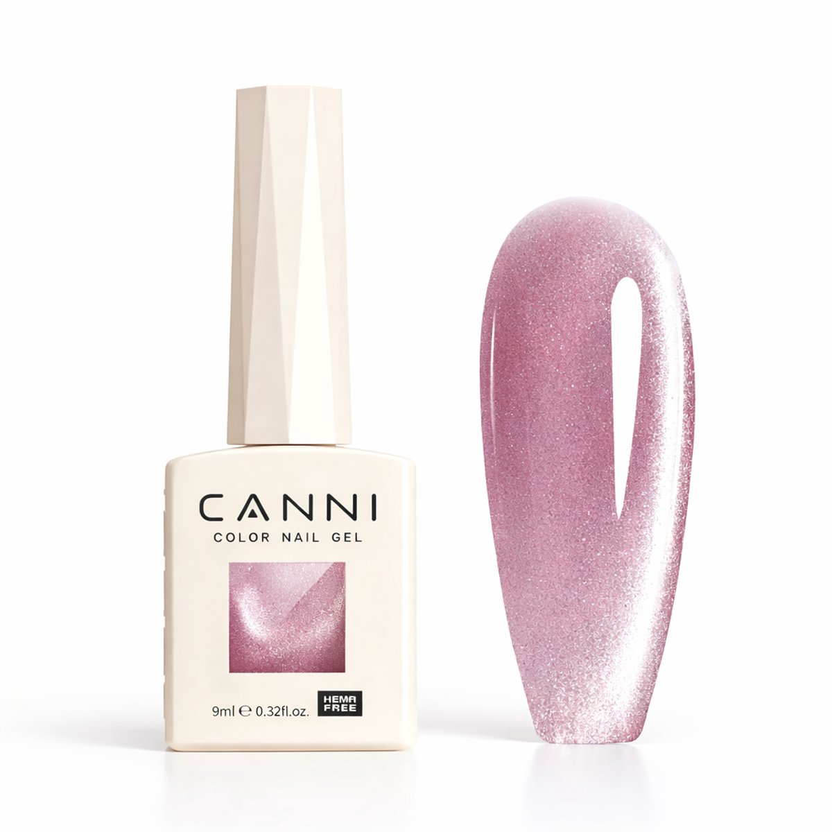 Canni - Cateye gellak - 10 ml - HEMA-vrij - TPO-vrij - Cat eye gellak - Cat eye - Pink Gellac - Gellak - Cat eye nagellak - Cat eye gellak set - Gellak nagellak - Gellak set