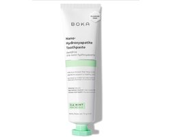 Boka Fluoridevrije Tandpasta met Nano Hydroxyapatiet 113g (Ela Mint) – Voor Gevoelige Tanden – Natuurlijke Mondverzorging voor Volwassenen