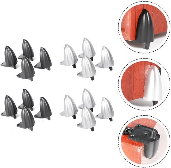 Luidspreker Voeten - Isolatie Spikes - Verbeter Geluid - Effectieve Demping - 15mm Hoog - Zwart van Merkloos — afbeelding 4