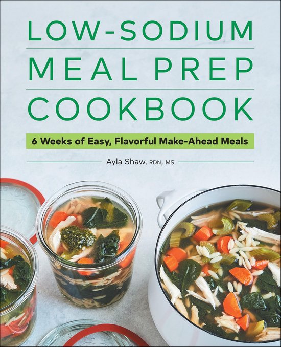 Low-Sodium Meal Prep Cookbook - cover