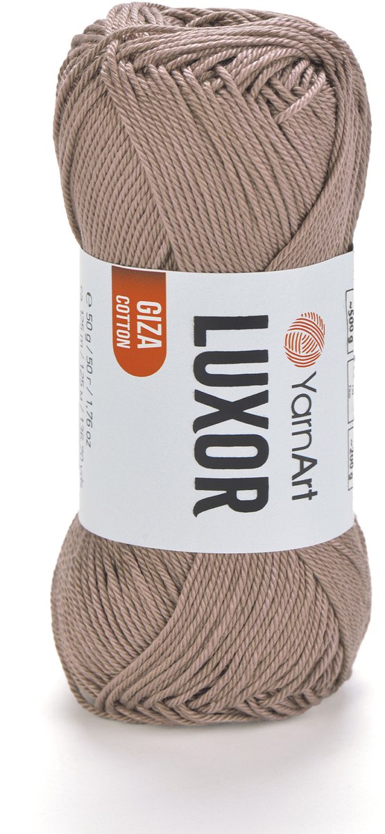 YarnArt Luxor – Gemerceriseerd Katoen Garen – 50g – ±125m – Glanzend Haakgaren – Voor Kleding & Accessoires - Kleur 1232