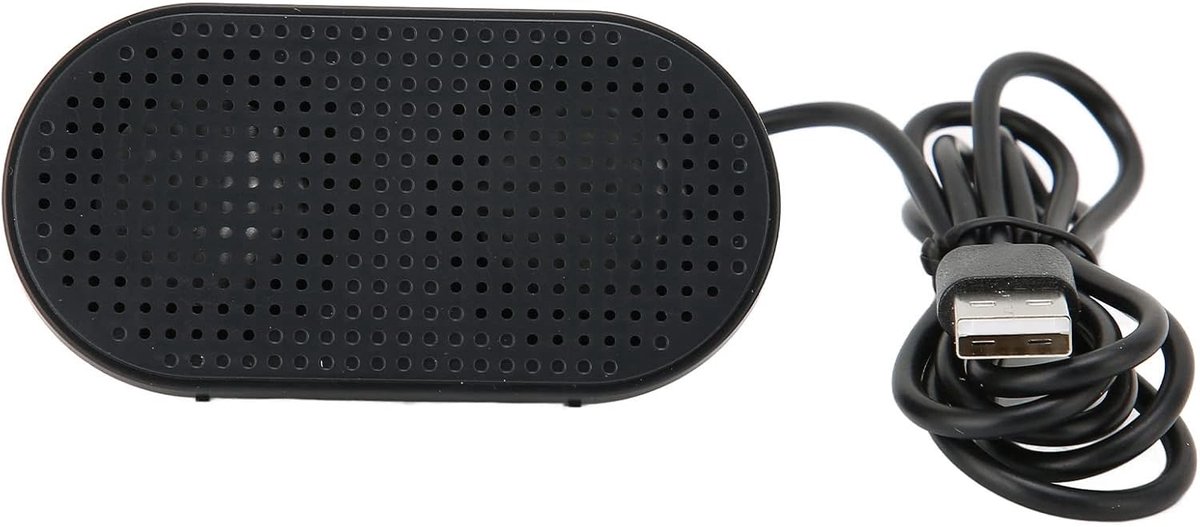 USB Computer Speaker - Mini Stereo Box - Versterkt Geluid - Geen AUX Nodig - 6cm Speaker - Zwart