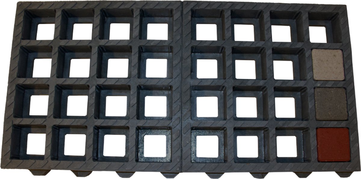 Kunststof waterpasserende eco grates 40x80x6 cm prijs per m2 Gardenlux