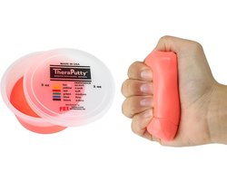 TheraPutty® – De Originele Handtrainer Kneedklei – 85 gram – Licht – Rood