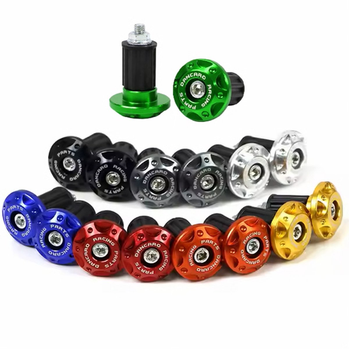 Aluminium Bar End Set Voor Stalen Stuur