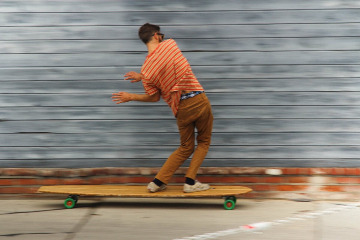 Hamboard Logger 60 Surfskate Walnut Bruin