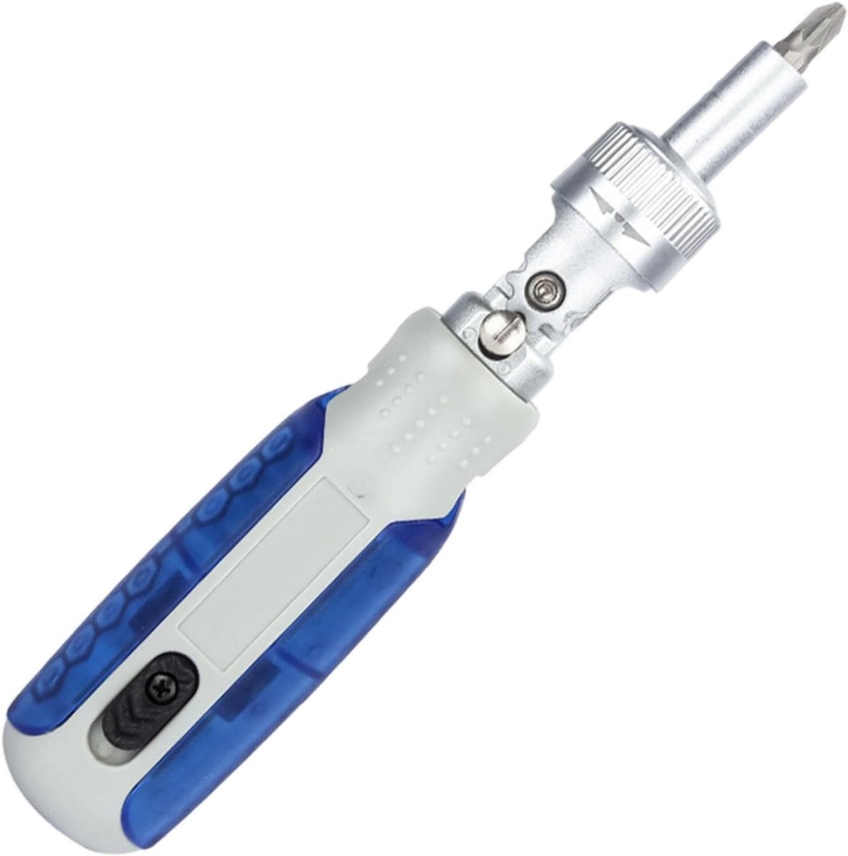 Magnetische Schroevendraaier - Multi Tool - Computer Reparatie - 180 Graden Rotatie - 19.5 cm Lengte - Blauw