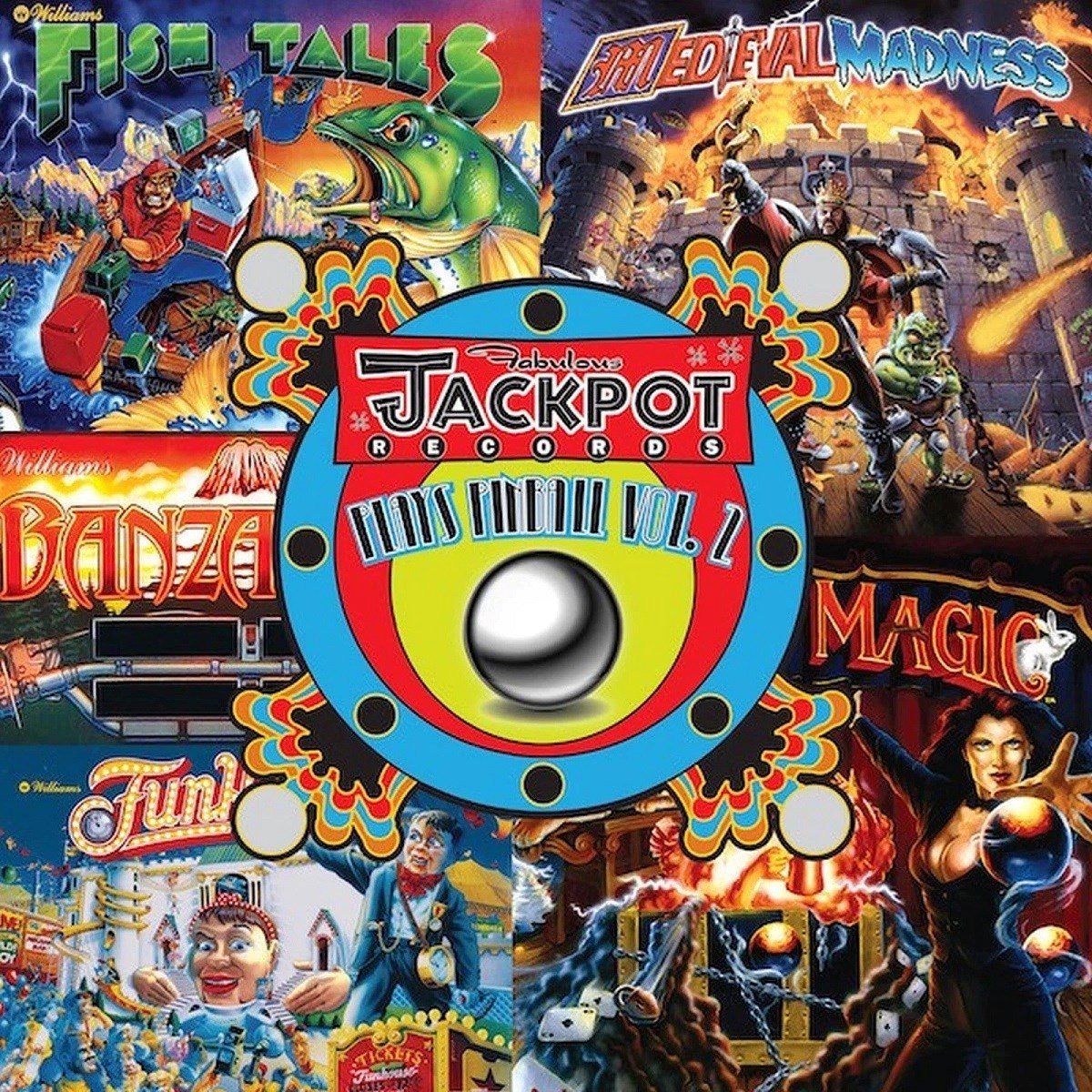 Various Artists - Jackpot Plays Pinball, Vol. 2 (LP)