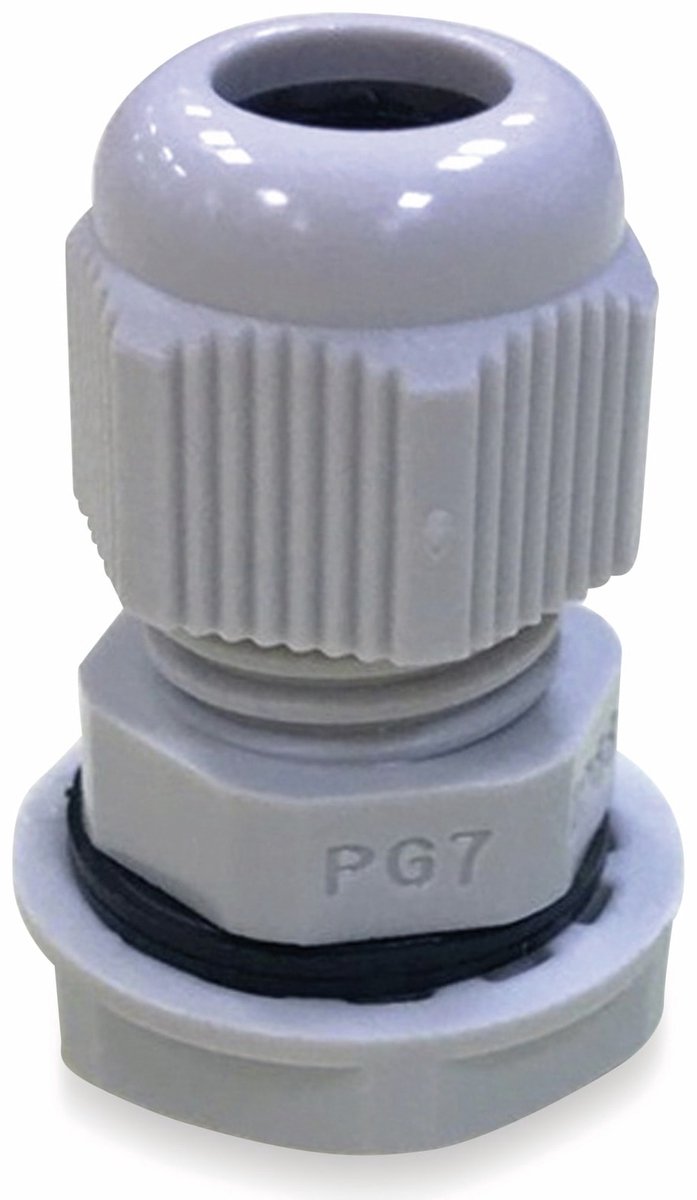 KSS kabelwartel, PG-21, lichtgrijs, 13 tot 18