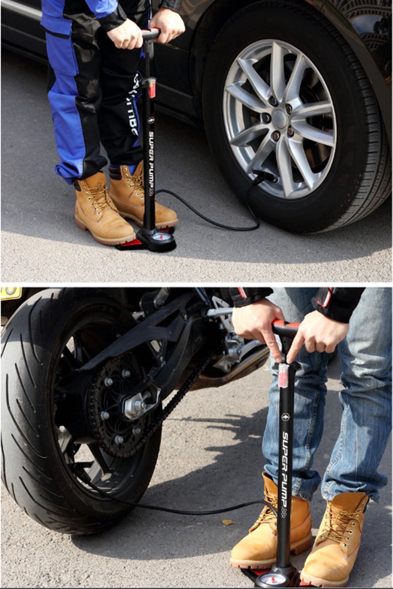 Ningbo Baichuan BOMBAR Fietspomp met Drukmeter 11 Bar / 160 PSI thumbnail 6