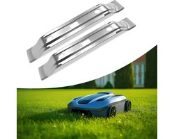 2 stuks Vervangingsmessen - 20 cm - geschikt voor Stihl iMOW RMI 422, 422 P, 422 PC-serie robotmaaiers - ZILVER - Vervangend maaiblad voor robotmaaier