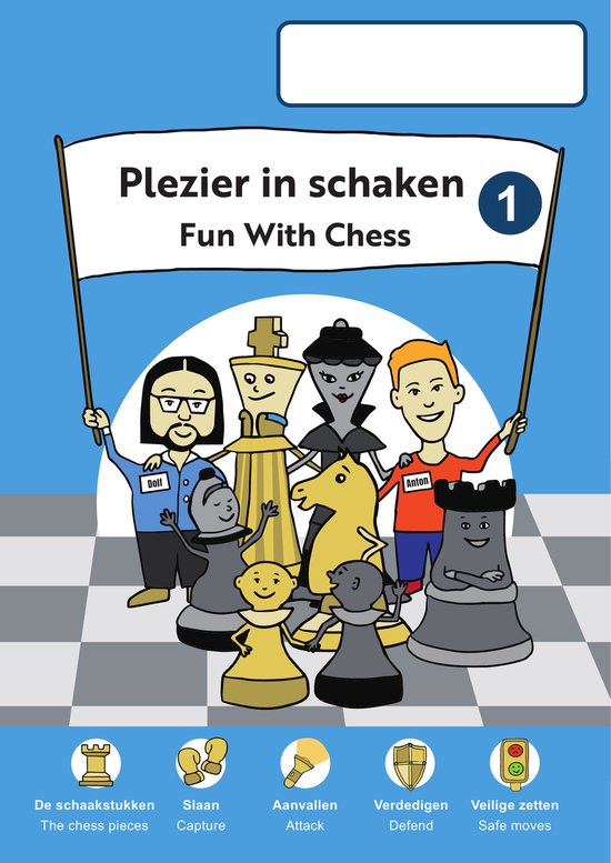 Plezier in Schaken – Werkboek Deel 1 – Schaken leren voo ... - cover