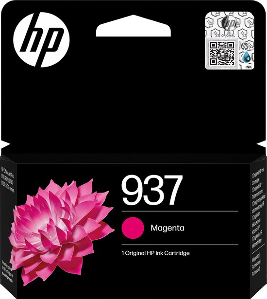 HP Inktcartridge 937 Origineel Magenta 4S6W3NE#CE1