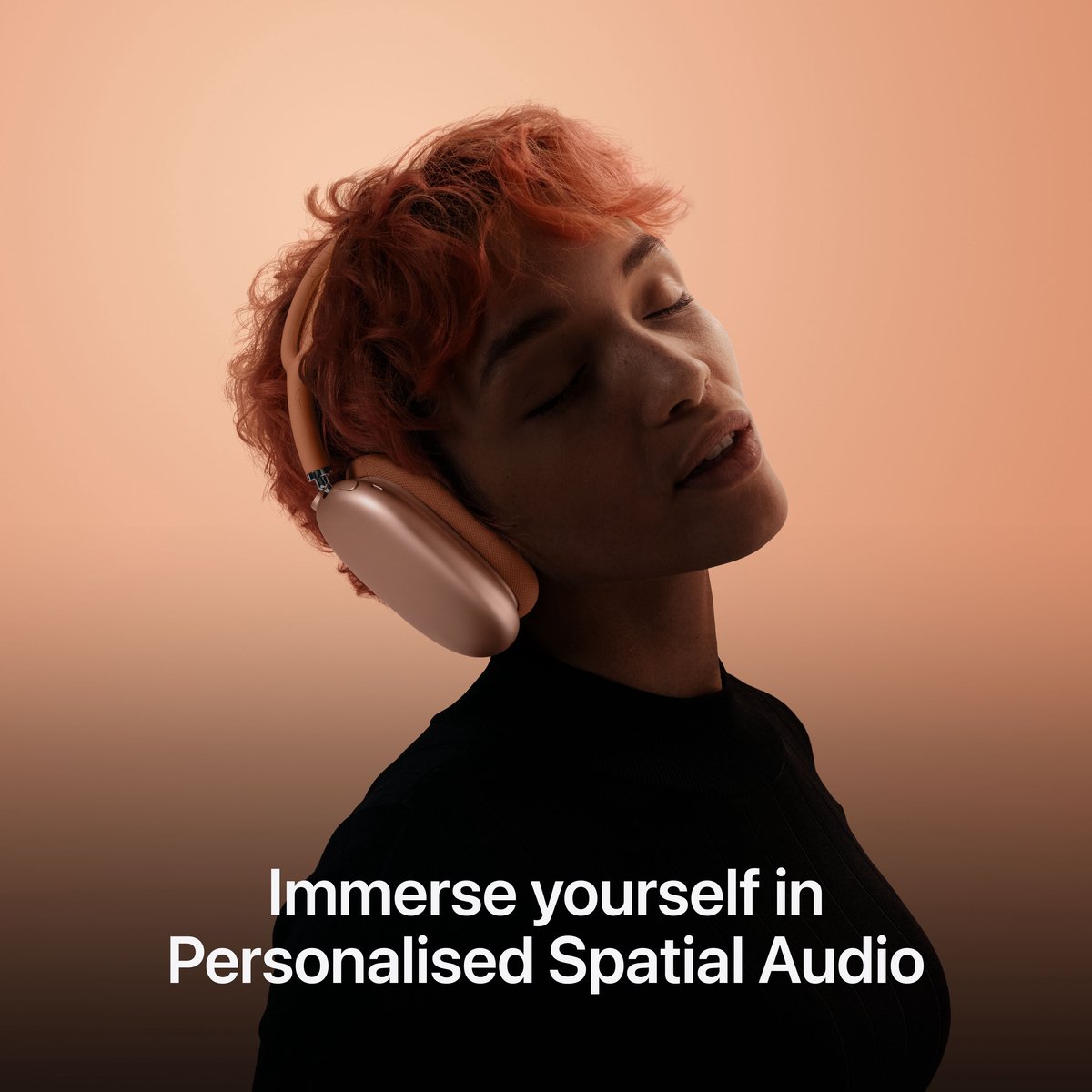 Apple AirPods Max - Draadloze Bluetooth Koptelefoon - USB-C - Oranje — afbeelding 2