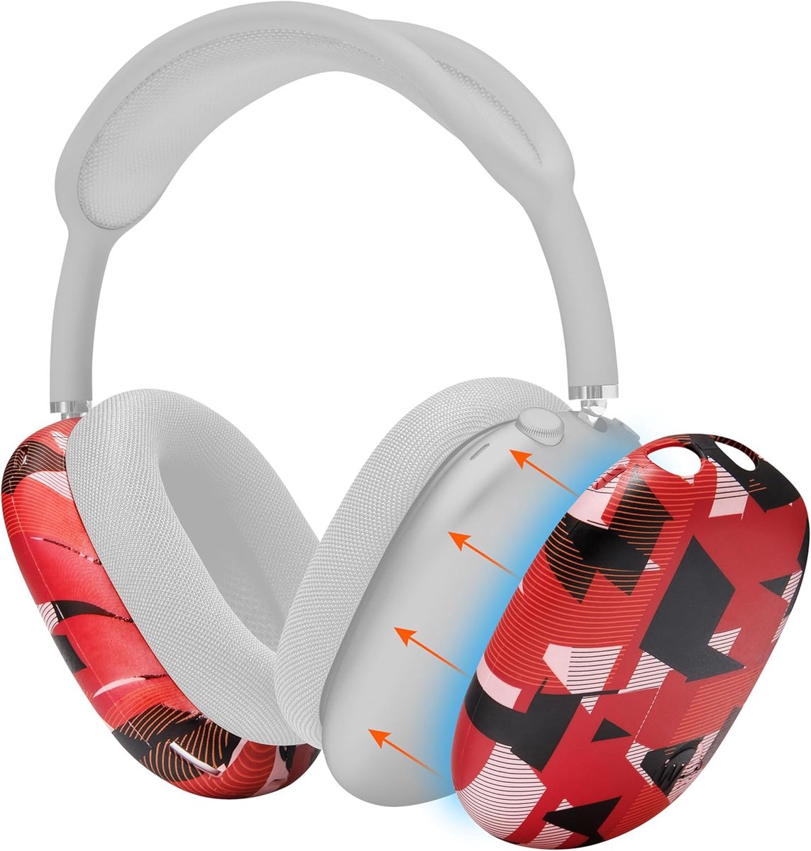 Beschermhoes Hoofdtelefoon voor Airpods Max Geluidsisolerende Siliconen Cover