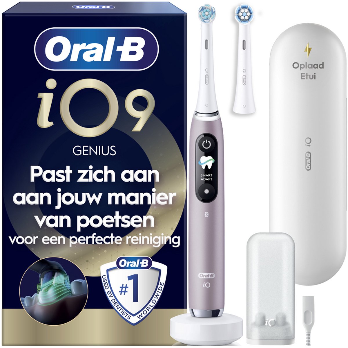 Oral-B iO 9N Elektrische Tandenborstel Rose Quartz - Oral-B - €169,00