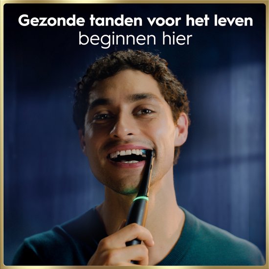 Oral-B iO 9N Elektrische Tandenborstel - Zwart - inclusief Oplaadreisetui en Opzetborstelhouder en extra Opzetborstel